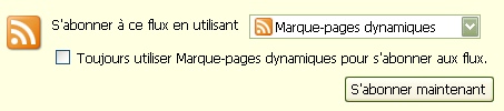 RSS abonnement