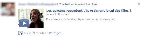Vidéo à la con sur facebook - Les garçons regardent-ils vraiment le cul des filles - encore