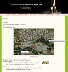 Realisation web - 2011 - Ecole danse Contact