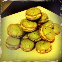 Macarons au fromage de rocamadour et figue Macarons au fromage de rocamadour et figue