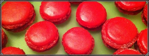 Les macarons à la Framboise Les macarons à la Framboise