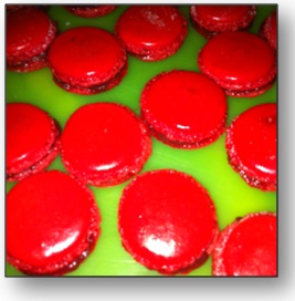 Macaron framboise - fin Macaron framboise - fin