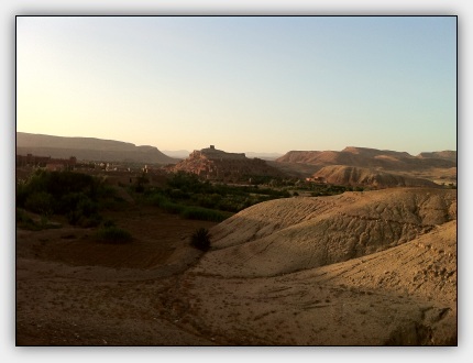 Carnets de voyages - Maroc 2011 -Ait Ben Haddou - Vue exterieur