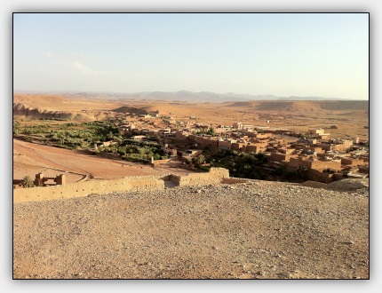 Carnets de voyages - Maroc 2011 -Ait Ben Haddou - Vue grenier