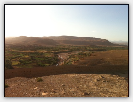 Carnets de voyages - Maroc 2011 -Ait Ben Haddou - Vue grenier 2