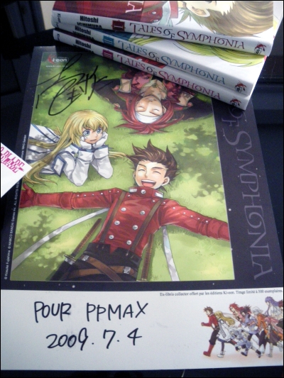 Japan Expo 2009 - Dédicace de Hitoshi Ichimura - Tales of Symphonia Japan Expo 2009 - Dédicace de Hitoshi Ichimura - Tales of Symphonia