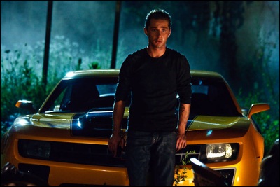 Sam (Shia Labeouf) et Bumblebee