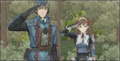 Valkyria Chronicles - Welkin et Alicia