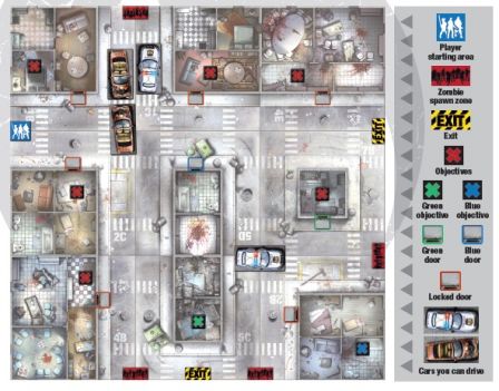 Zombicide - Plateau de jeu Zombicide - Plateau de jeu