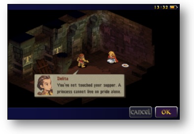Final Fantasy Tactics iPhone - Ovelia et Delita