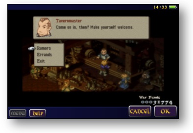 Final Fantasy Tactics iPhone - Taverne