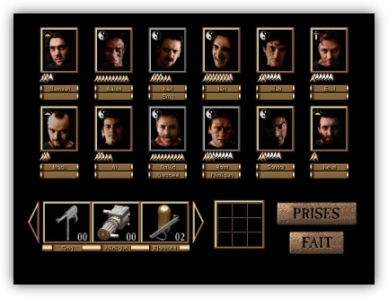 WaterWorld - Pc - Interplay - Equipement de l'équipe