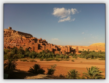 Carnets de voyages - Maroc 2011 -Ait Ben Haddou - Vue oued