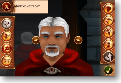 Sims Medieval Iphone - Création Personnage
