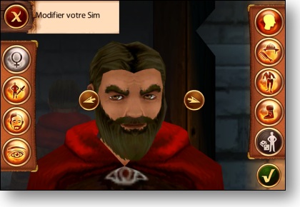 Sims Medieval Iphone - Création Personnage 3